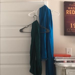 BUNDLE- 2 scarves one Infiniti and one blue